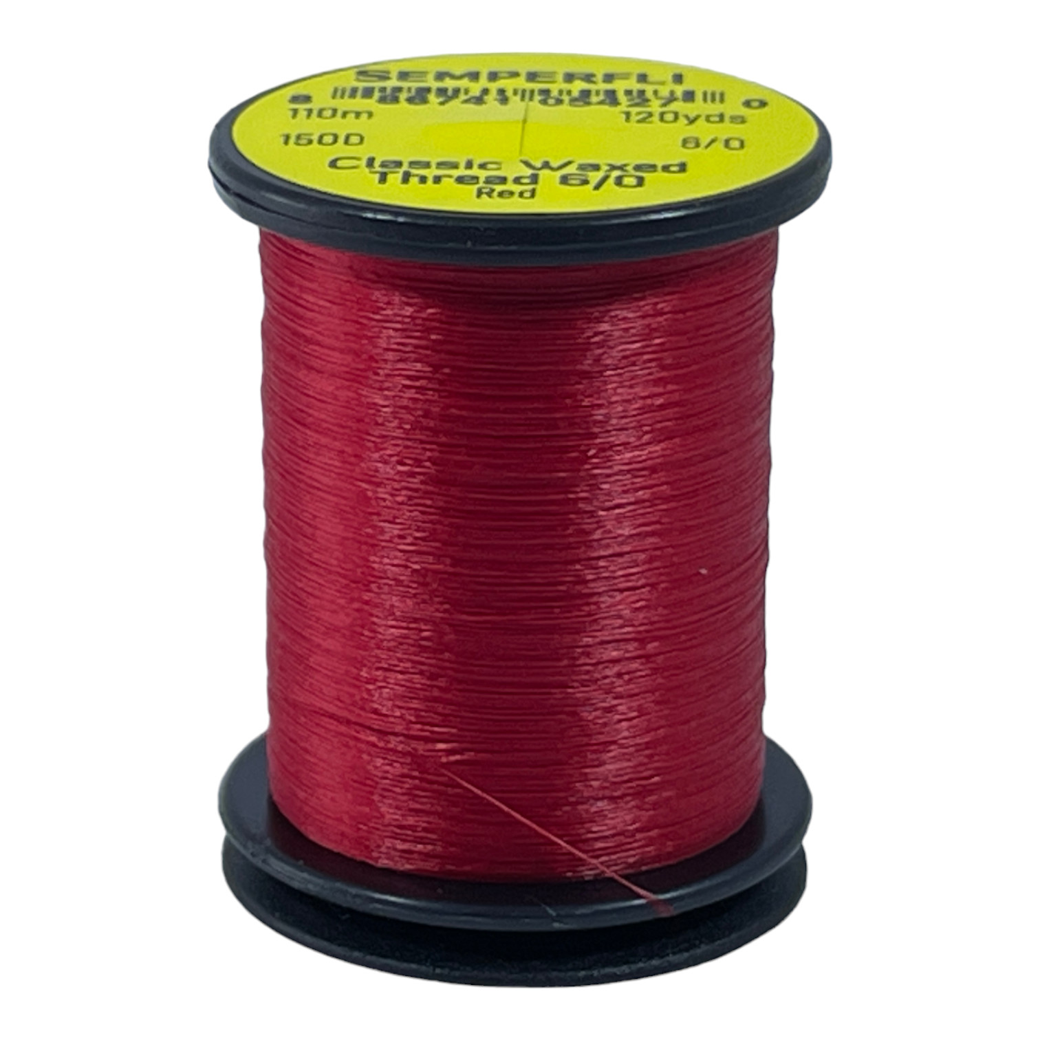 Semperfli Classic Waxed Thread 6/0 110m (120 Yards) Red